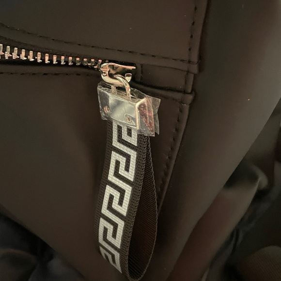 Versace Parfums Black Backpack with Silver Accents - Picture 3 of 6